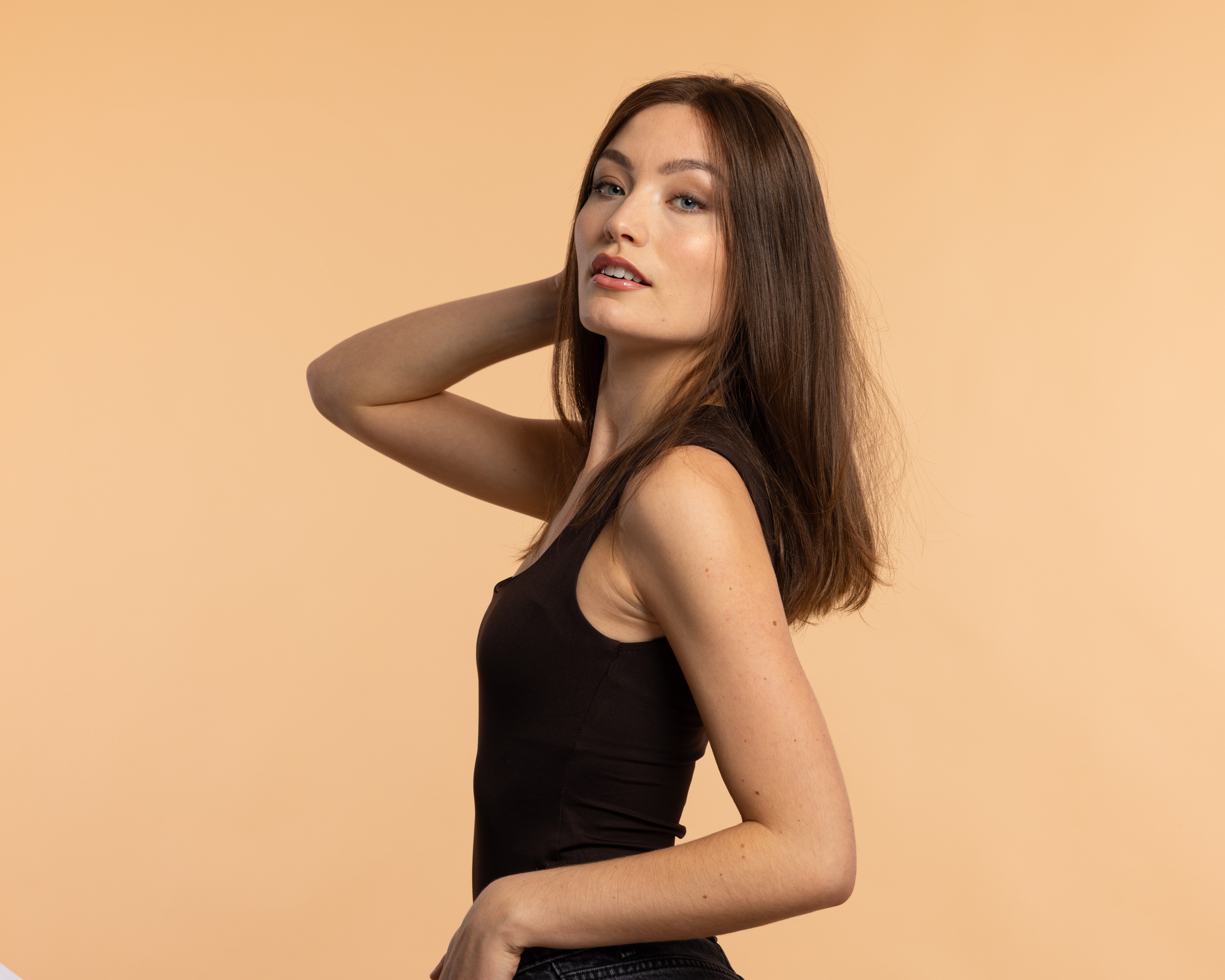 Prothèse capillaire, perruque en cheveux naturels. Châtain 25 cm, luxe pour alopécie chimiothérapie confortable TWIGS