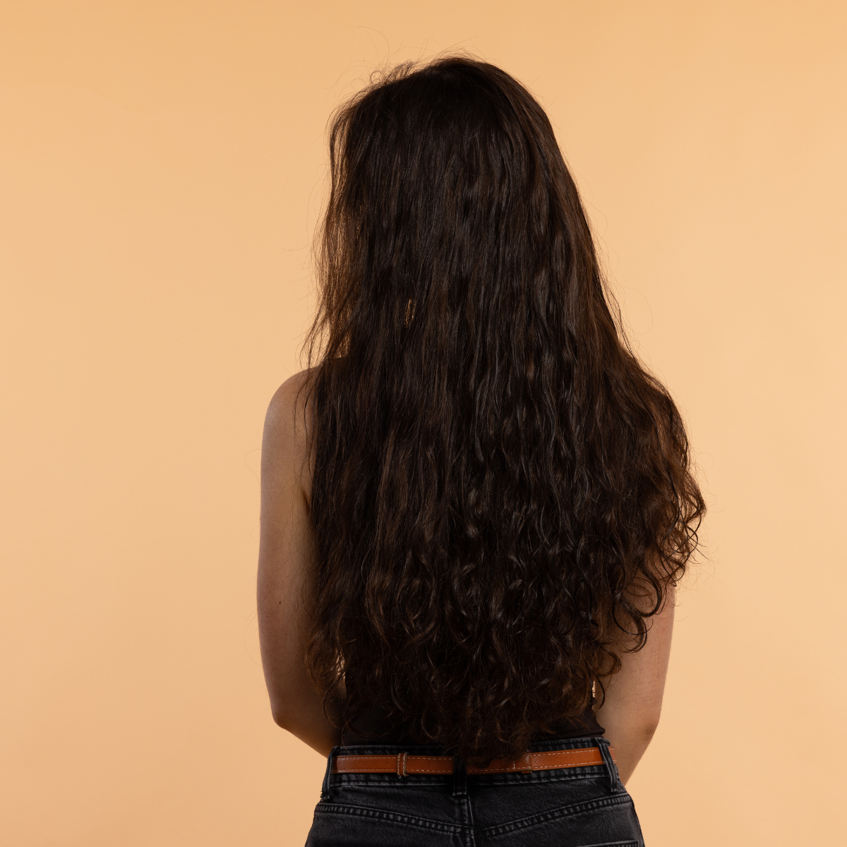 Châtain foncé longue chimiothérapie alopécie cheveux vierges naturels luxe twigs