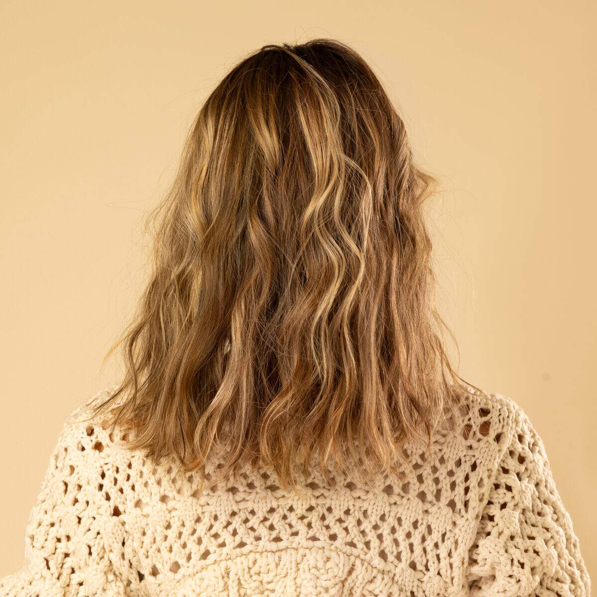 Image de Perruque en cheveux naturel vierge - Mi-longue 20 cm - blonde